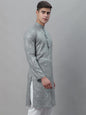 Sojanya Ethnic Motif Embroidered Sequined Work Pure Cotton Kurta