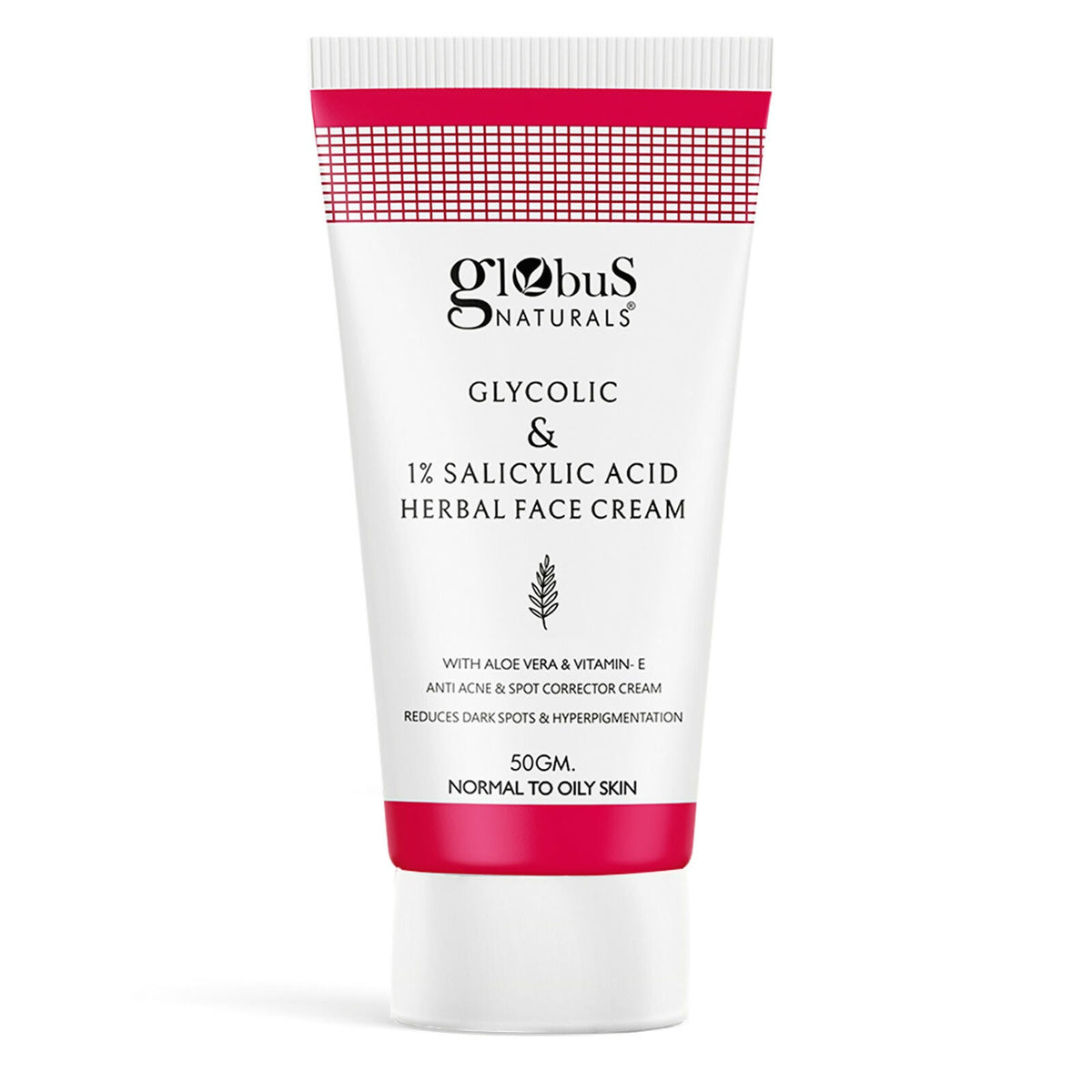 Globus Naturals Glycolic & 1% Salicylic Acid Herbal Anti Acne Face Cream