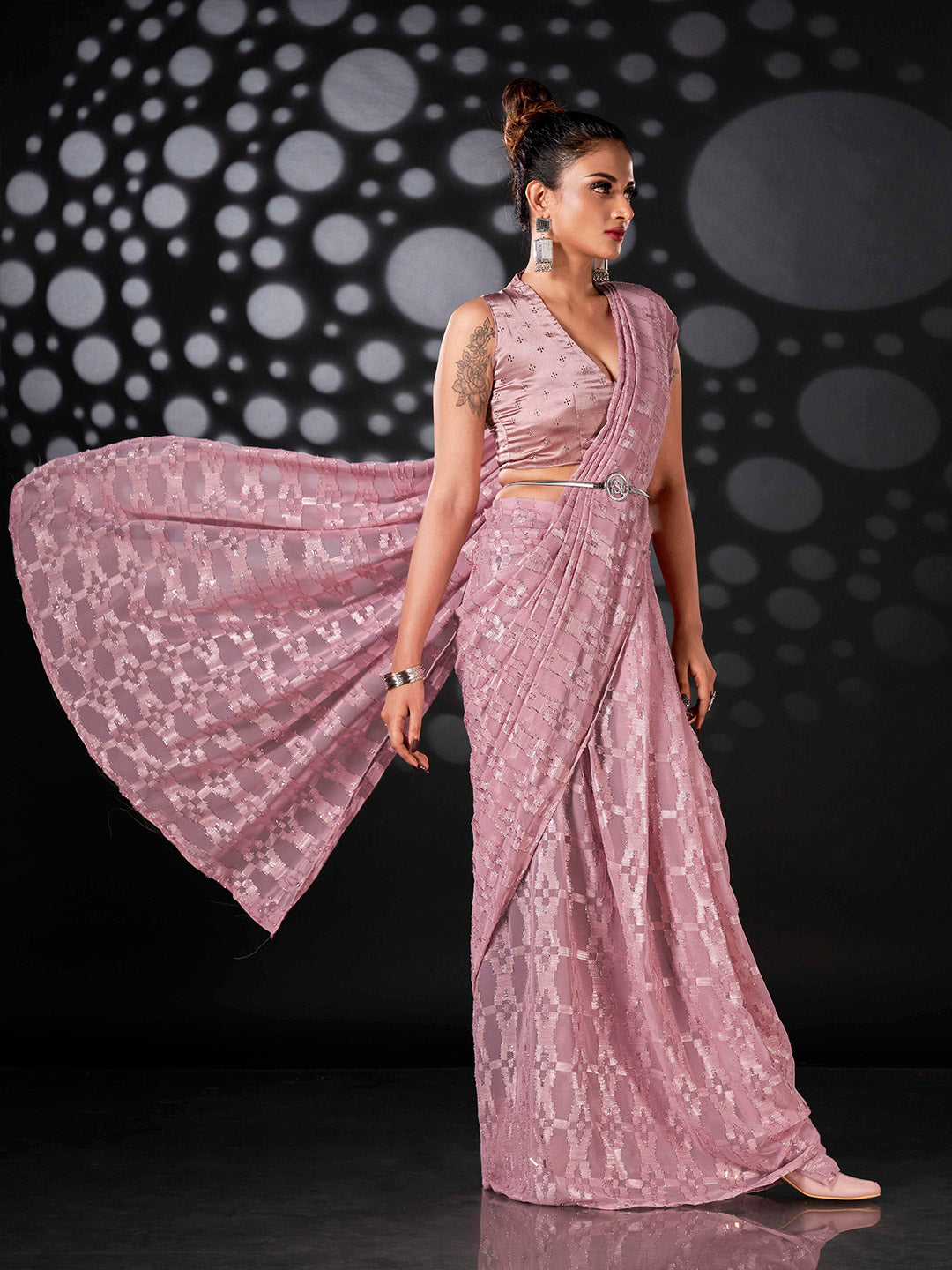 Tikhi Imli Embellished Saree