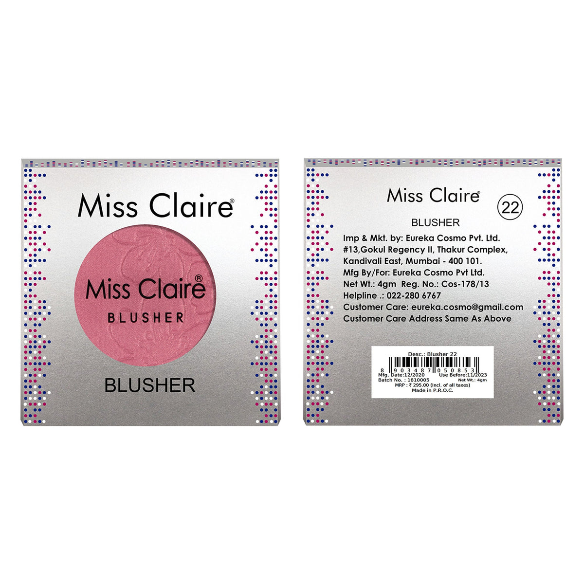 Miss Claire Round Blusher - 22