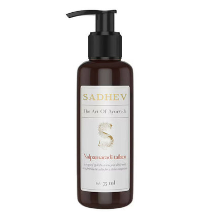Sadhev Ayurvedic Brightening Nalpamaradi Tailam