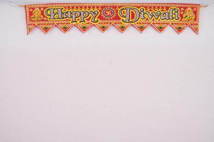 Kundan HandiKrafts Cloth Thoranna (Happy Diwali)