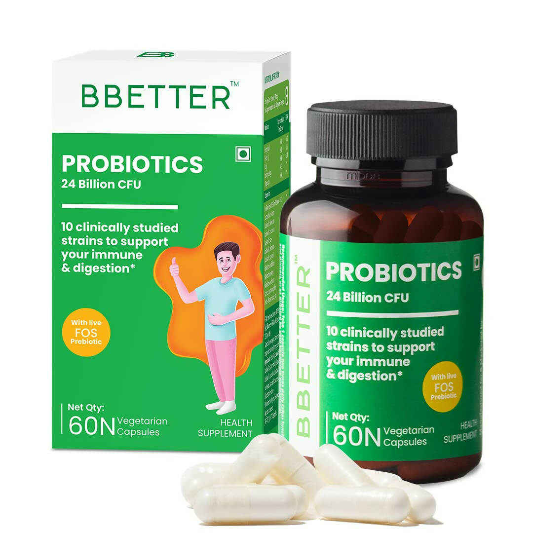 BBETTER Probiotics 24 Billion CFU Capsules