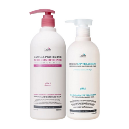 La'dor Damage Defense Duo Combo - Damage Repair Conditioner And Hair Treatment