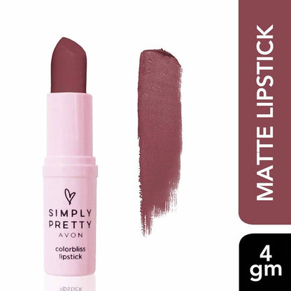 Avon Simply Pretty Colorbliss Matte Lipstick - Malva