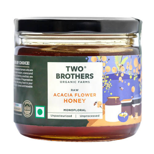Two Brothers Organic Farms Acacia Raw Honey-Mono-Floral