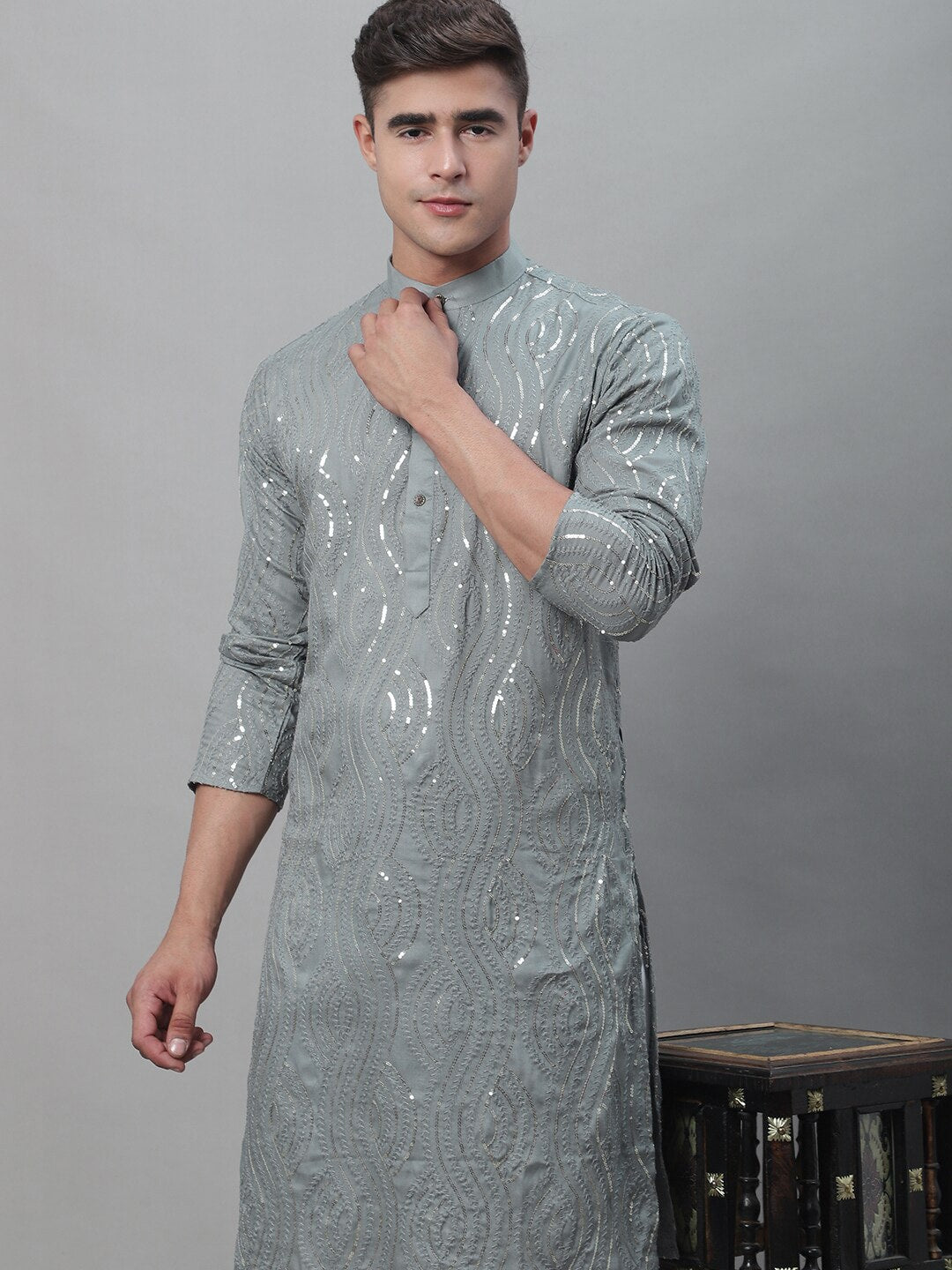 Sojanya Regular Pure Cotton Kurta With Churidar