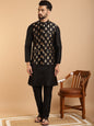 Sojanya Band Collar Regular Kurta & Churidar With Nehru Collar