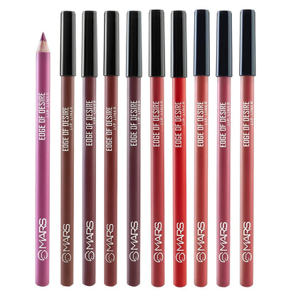 MARS Cosmetics Matte Lip Liner Pack of 10 - Set A