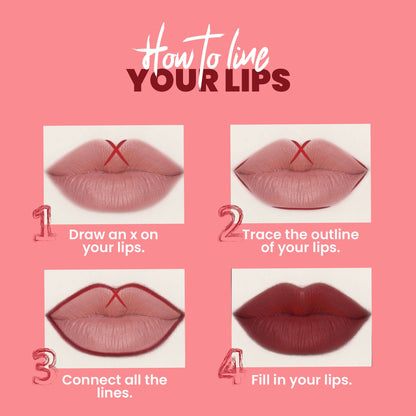 MARS Cosmetics Matte Lip Liner Set of 10 - Set B