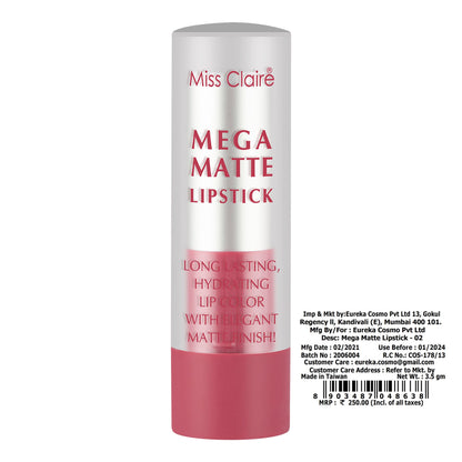Miss Claire Mega Matte Lipstick - 2