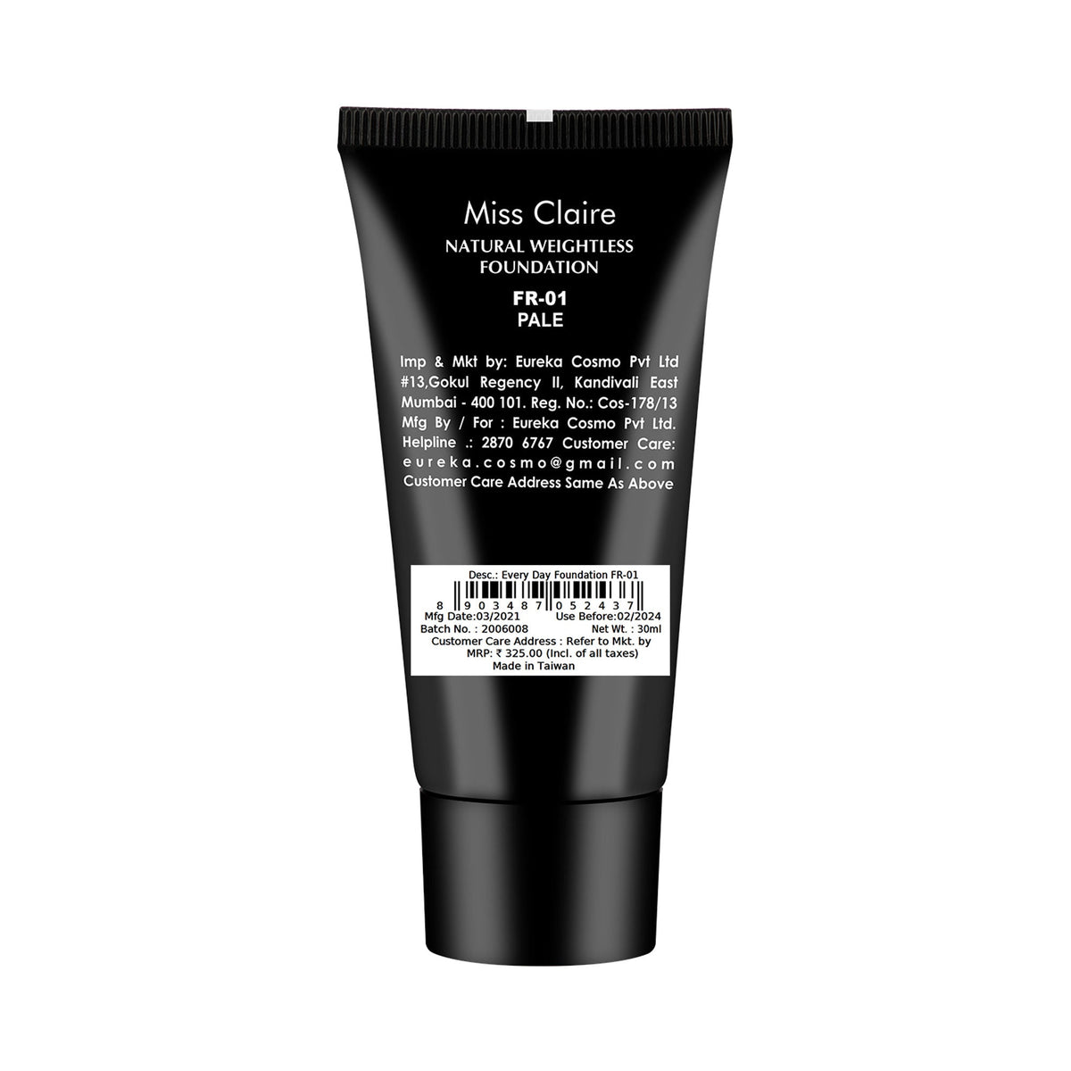 Miss Claire Everyday Foundation - Fr-01 Pale
