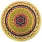 Stickerbazaar Micro Golden Embossing Rangoli Stickers