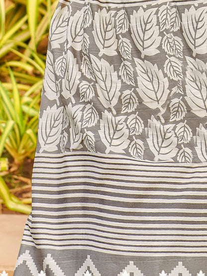 Saree Mall Striped Art Silk Taant Sarees