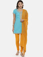 Souchii Mustard Solid Dupatta