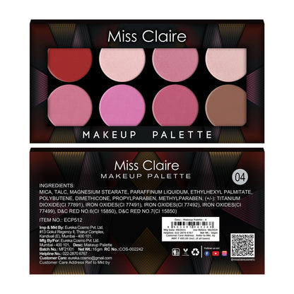 Miss Claire Makeup Palette - 4