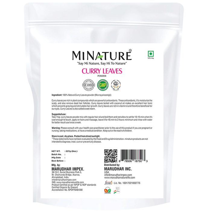 Minature Curry Leaves Powder