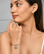 VOJ Stainless Steel Beads Silver Bracelet