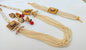 White Seed Beads Necklace Set