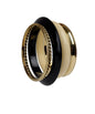 Brass Alloy Designer Brass Five Bangle Set - The Pari