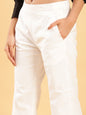 BohoJazz Can Never Go Wrong - Black Kimono Top with White Bell Bottom Co-ord Set