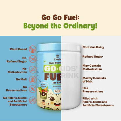 Origin Nutrition Multi Nutritional Go Go Fuel Health Drink For Kids, Ages 8-12 Yrs