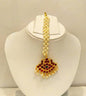 Kemp Maang Tikka With White Beads