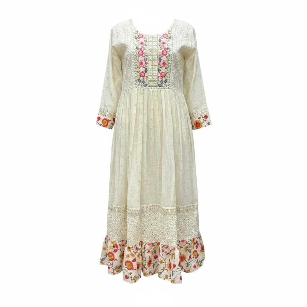Cotton long kurti