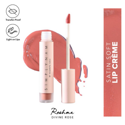 Simply Nam Satin Soft Lip Creme - Reshma Divine Rose