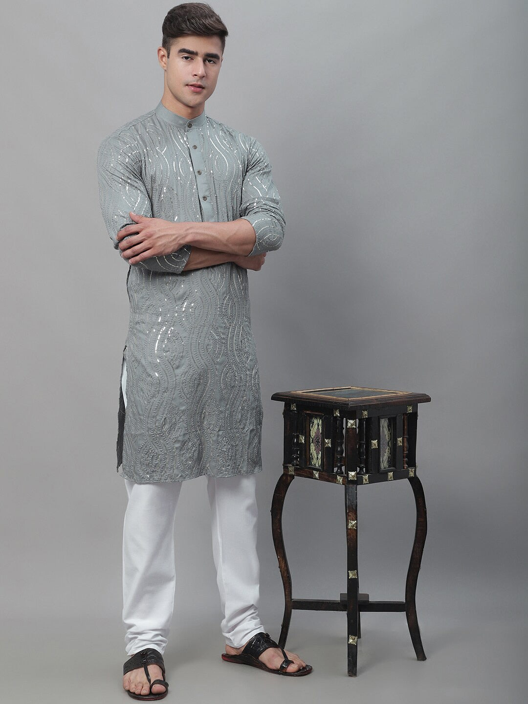 Sojanya Regular Pure Cotton Kurta With Churidar
