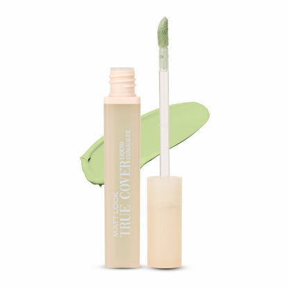 Matt Look True Cover Full Coverage Ultra Blendable Liquid Concealer - 50 Green Corrector