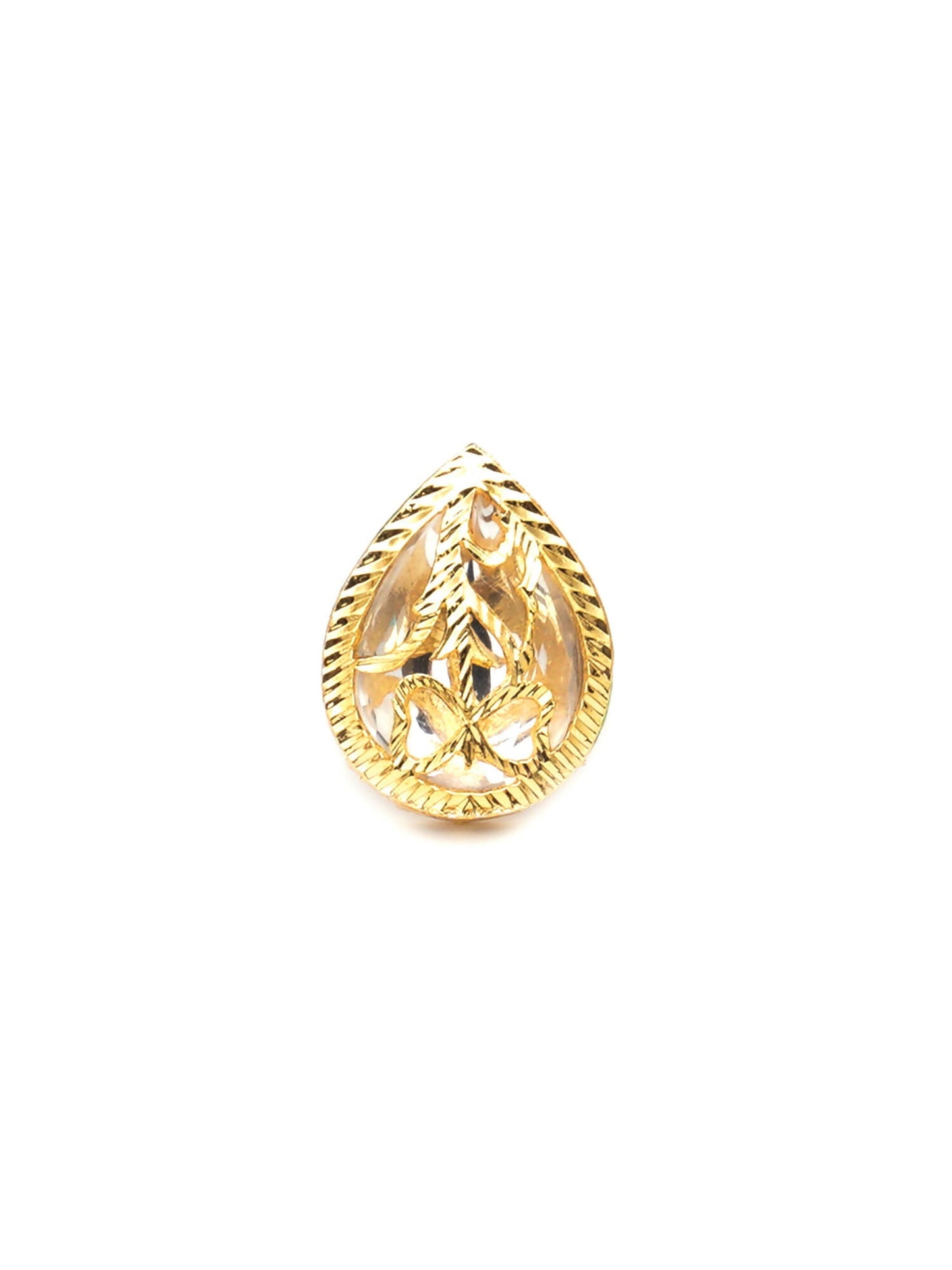 Kundan Ring (gold) - Ruby Raang