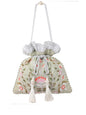 Masq Green & Pink Embellished Embroidered Potli Clutch