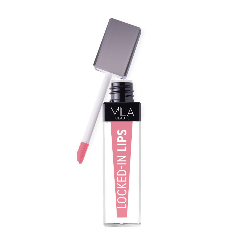 Mila Beaute 12 Hr Non-Transfer Locked-In Liquid Lipstick - Cotton Candy