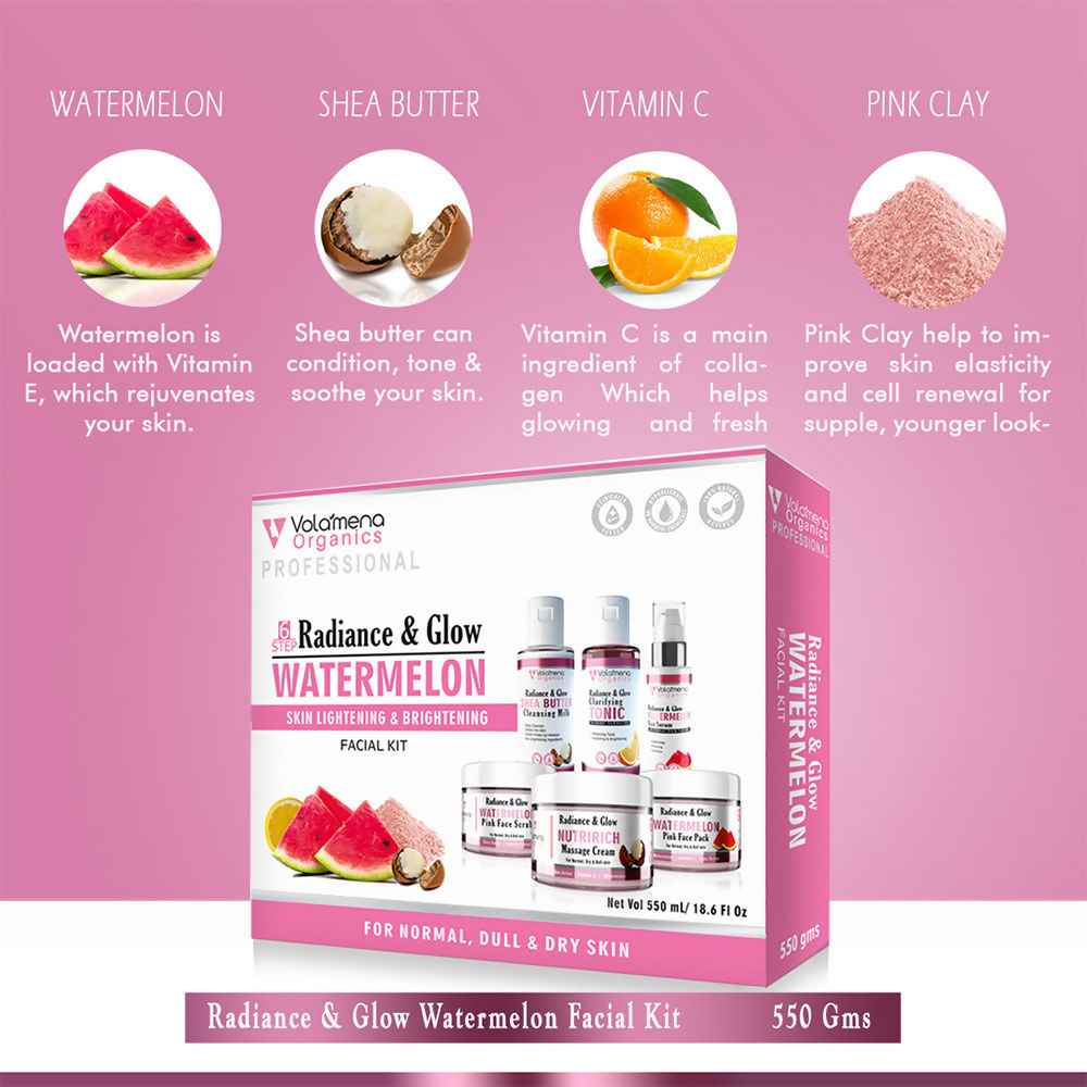 Volamena Radiance & Glow Watermelon Facial Kit