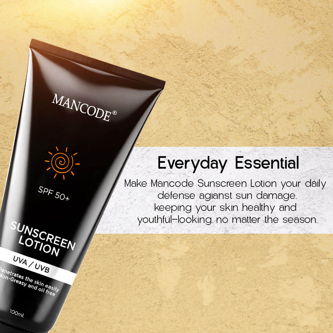 Mancode SPF 50+ Face Sunscreen Lotion