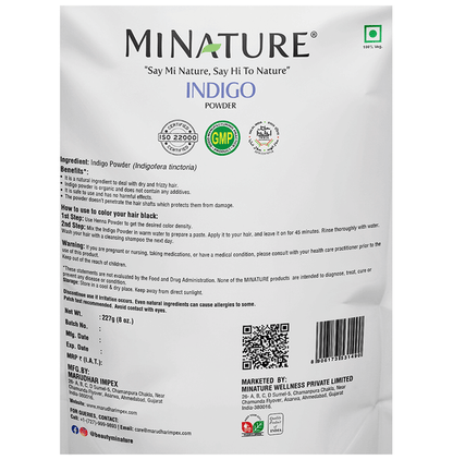 Minature Indigo Organic Powder