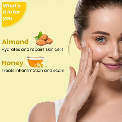 Matt Look Instant Tan Removal With Almond & Honey Dead Skin Removal Gel