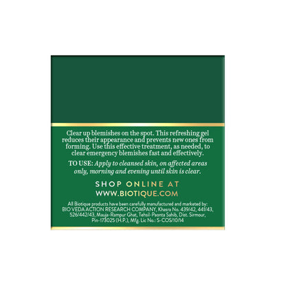Biotique Advanced Organics Tea Tree Targeted Skin Clearing Gel