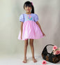 ArthLife Lavender Pink Permaid Party Wear Dress