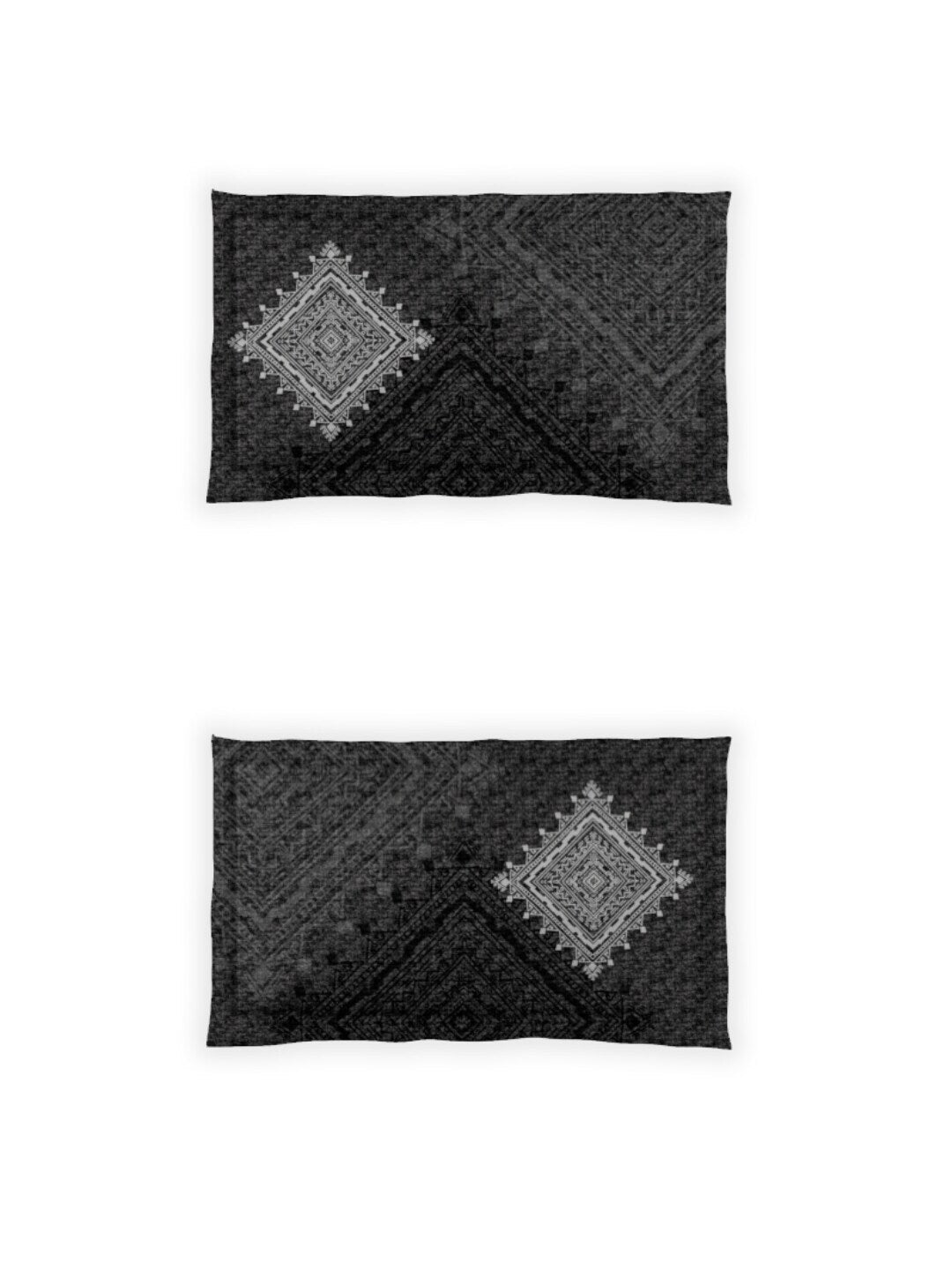 DDecor Live Beautiful Black & White 140 TC Cotton King Bedsheet & 2 Pillow Covers