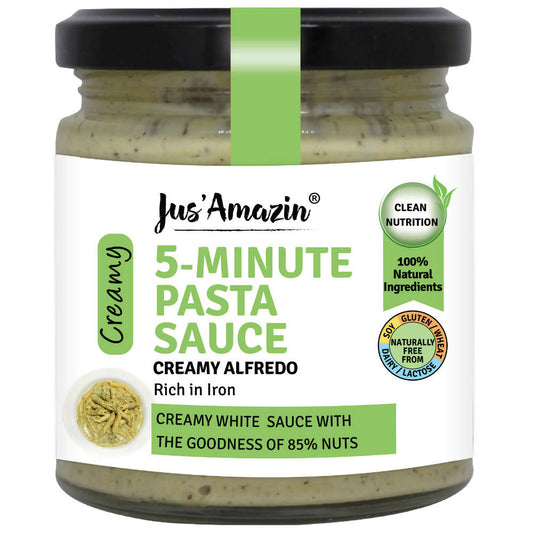 Jus Amazin 5-Minute Pasta Sauce - Creamy Alfredo
