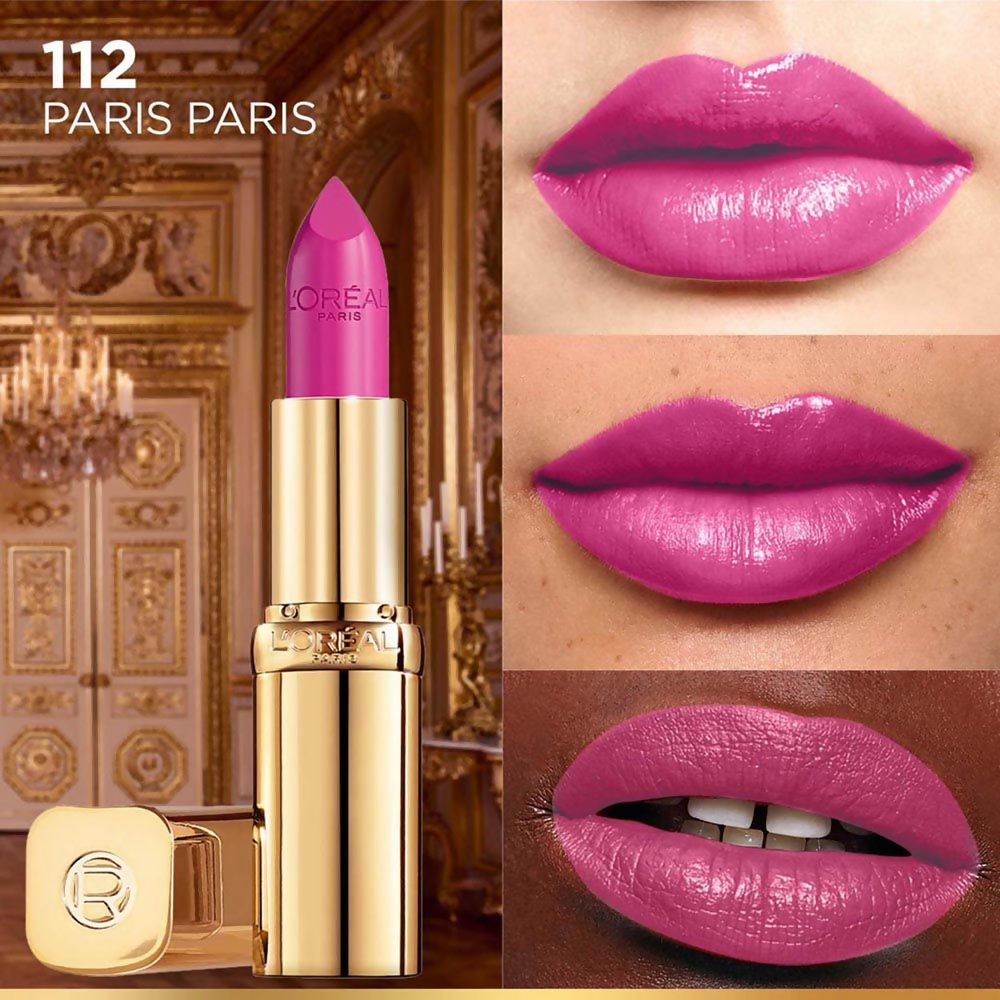 L'Oreal Paris Color Riche Satin Lipstick - 112 Paris Paris