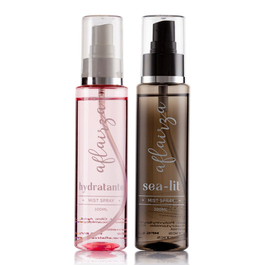 Aflairza Hydratante + Sea lit - Hydrating spray and Makeup Sealer Combo