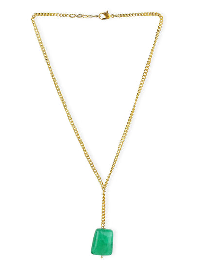 Women's Gold-Polished Chain - Ruby Raang