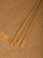 Cream Uppada Cotton Handloom Saree with Jamdani Pallu Design - Global Threads