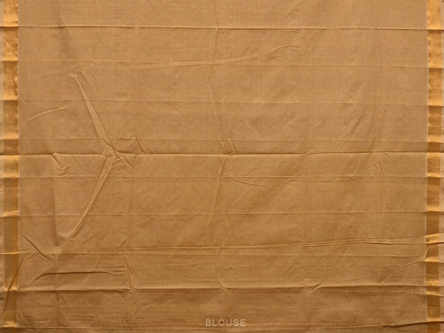 Cream Uppada Cotton Handloom Saree with Jamdani Pallu Design - Global Threads