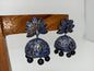 Terracotta Peacock Large Temple Jhumkas