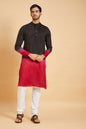 Red Knight Ombre Kurta by Hilo Design