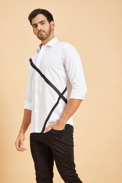 Scale Pattern Designer Men's Shirt by Hilo Design